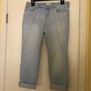 Light wash jeans